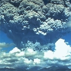 Photograph of the eruption of Mt. Pinatubo, June 15, 1991