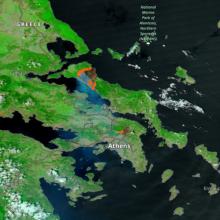 fires in Greece