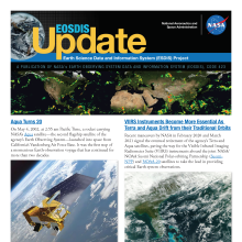 EOSDIS Update quarterly newsletter cover