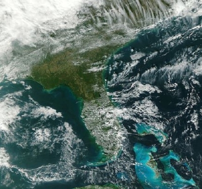 A portion of the first light image from Suomi NPP's VIIRS sensor captured November 21, 2011. The VIIRS instrument on JPSS satellites will become the primary imager in polar orbit in the coming years.