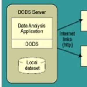 The image above shows DODS architecture