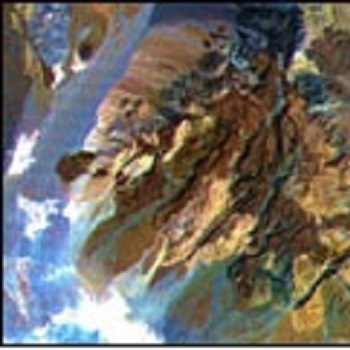 The image above shows an ASTER image