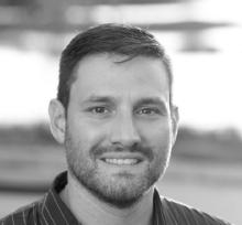 Headshot of Aaron Friesz, NASA Openscapes mentor