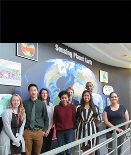 Image of interns supporting the ESDIS Project Office and their mentors