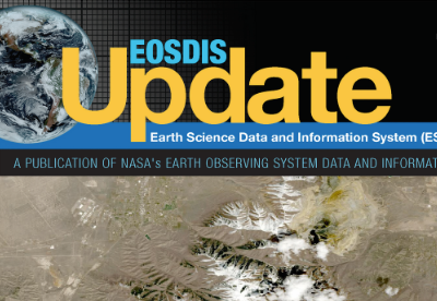 EOSDIS Quarterly Update- Spring 2021 Newsletter Cover 