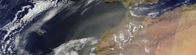 Dust Storm off the coast of Morocco - feature page