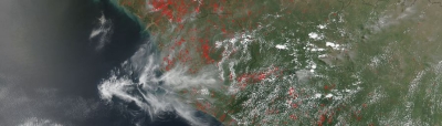 Fires in West Africa - feature page