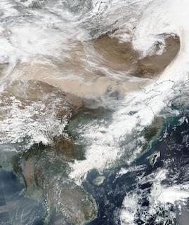 Dust Storm from the Gobi Desert on 15 March 2021 (Suomi NPP/VIIRS) - Feature Grid