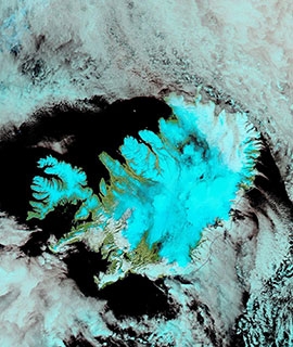 Snow in Iceland on 26 April 2020 (Aqua/MODIS) - Feature Grid
