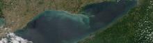 Phytoplankton bloom in Lake Erie - feature page