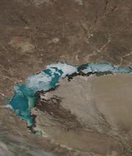  Lake Balkhash, Kazakhstan - feature grid