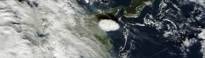 Ash Plume from Mount Etna, Sicily - feature page