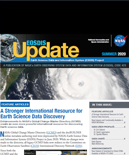 EOSDIS Quarterly Update- Summer 2020 Newsletter Feature Image