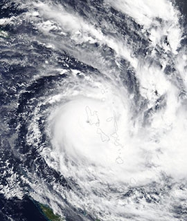 Tropical Cyclone Harold over Vanutau on 6 April 2020 (Terra/MODIS) - Feature Grid