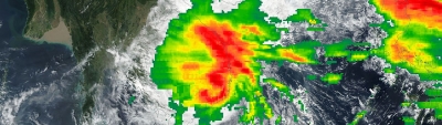 Typhoon Damrey over Vietnam - feature grid