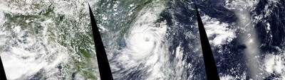 Typhoon Nida approaching Hong Kong - feature page