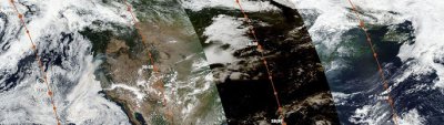 Solar Eclipse over the United States - feature grid