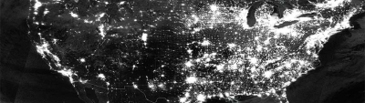 Nighttime lights over the US - feature page