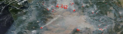 Fires in Washington State - feature grid