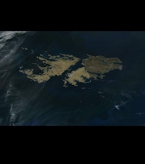 The Falkland Islands from space - feature grid