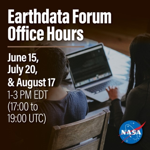Earthdata Office Hours Announcement image 