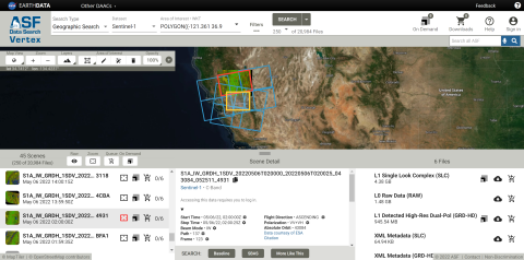 this is an image of the vertex data search tool