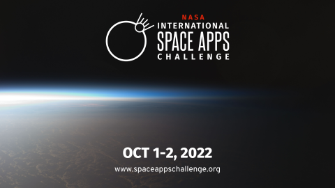 2022 NASA Space Apps Challenge Logo with date 