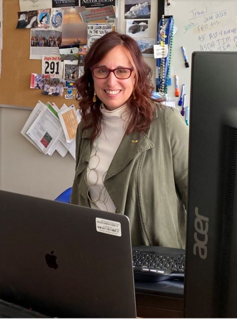 Lori Shultz, research physical scientist and Disasters program center coordinator at NASA's Marshall Space Flight Center