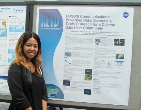 ESDIS Project Office intern Mauricia Brown