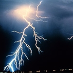 This is an image of lightning. 