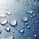 This is an image of rain droplets.