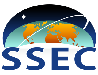 SSEC logo with letters SSEC under representation of Earth