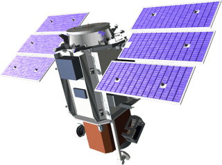 Photo of DigitalGlobe's QuickBird satellite.
