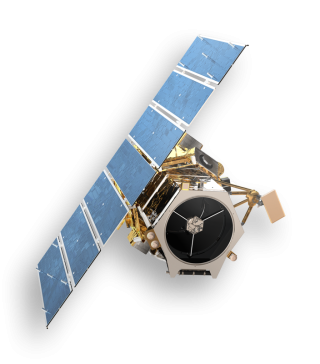Photo of the small satellite company DigitalGlobe's GeoEye-1 satellite.