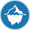 An illustration depicting sea level change and coastal risk