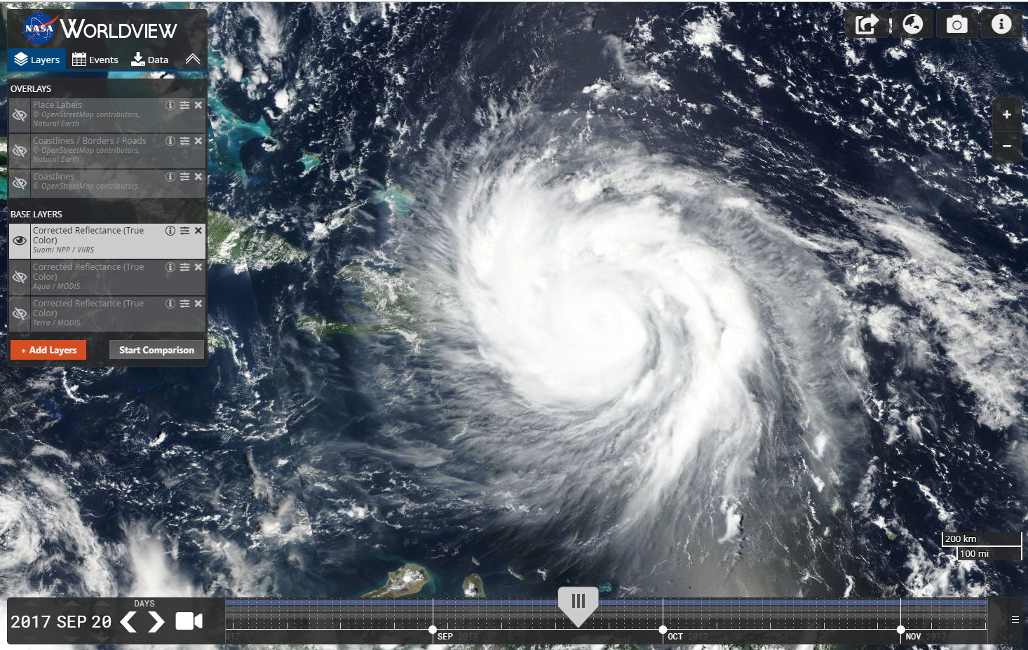 Hurricane Maria in Worldview