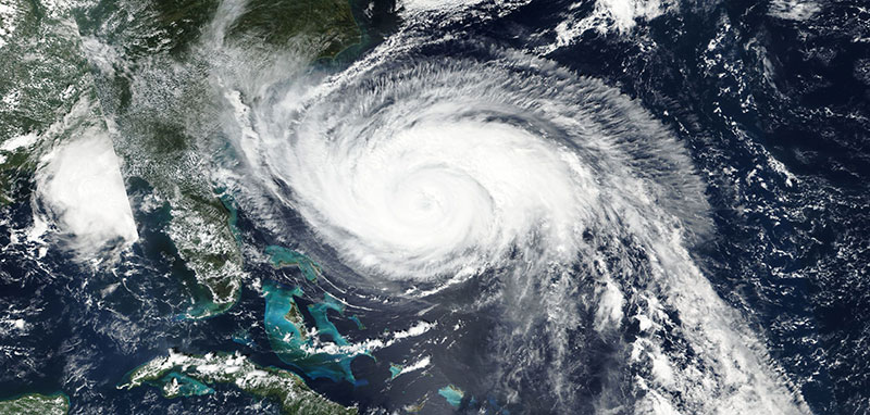 Hurricane Maria in the Atlantic Ocean, 24 September 2017 (VIIRS/SNPP)