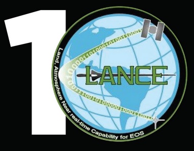 Logo comprising the number 10 made of the number 1 and the LANCE logo being used to represent