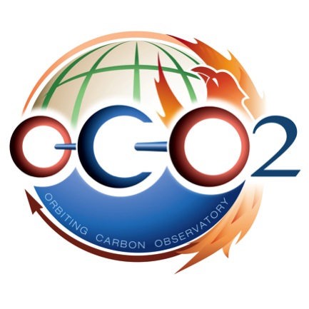 Letters O-C-O and the number 2 horizontally over a stylized globe with the words