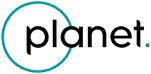 Logo of the commercial satellite company Planet