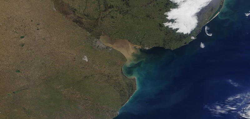 Rio de la Plata on 6 July 2021 (Terra/MODIS)