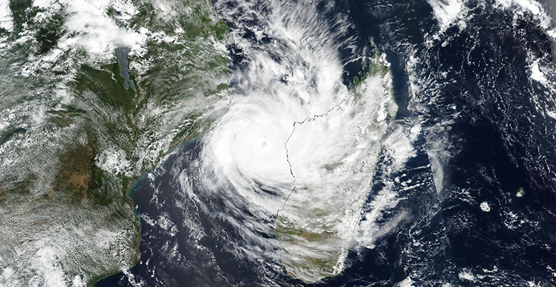 Tropical Cyclone Idai on 11 March 2019 (Suomi-NPP/VIIRS)