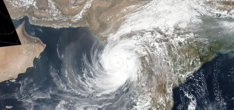 Tropical Cyclone Tauktae on 17 May 2021 (Suomi NPP/VIIRS)