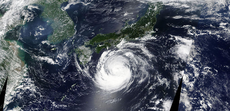 Tropical Storm Francisco on 5 August 2019 (MODIS/Terra)