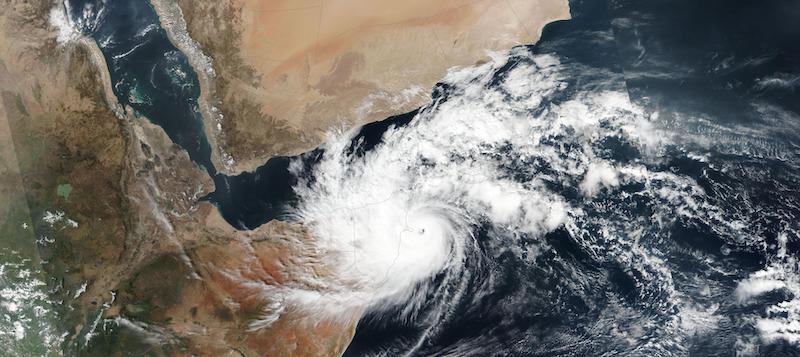 Tropical Cyclone Gati Makes Landfall in Somalia on 22 November 2020 (Suomi NPP/VIIRS)