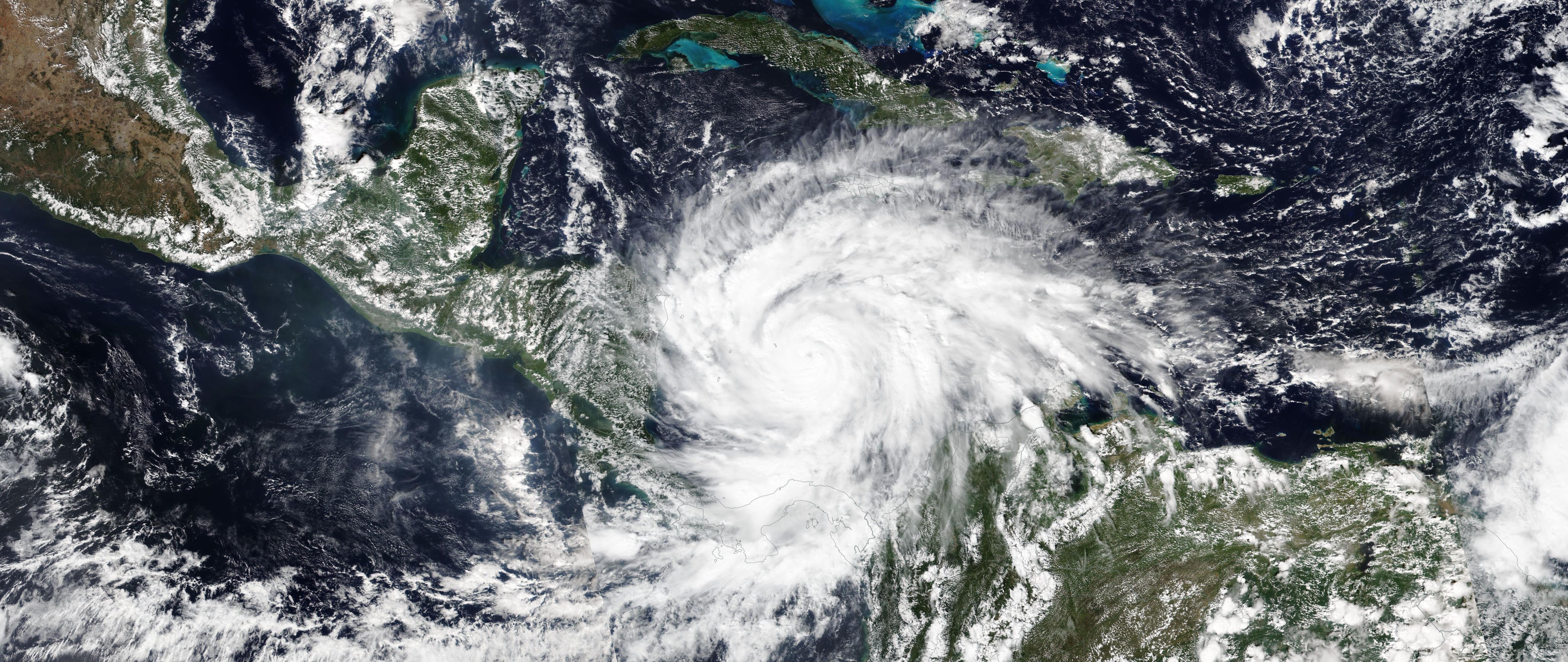 Tropical Storm Iota on 15 November 2020 (VIIRS/NOAA-20)