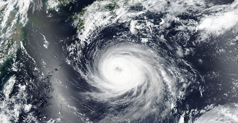 Typhoon Soulik on 20 August 2017 (Suomi-NPP/VIIRS)