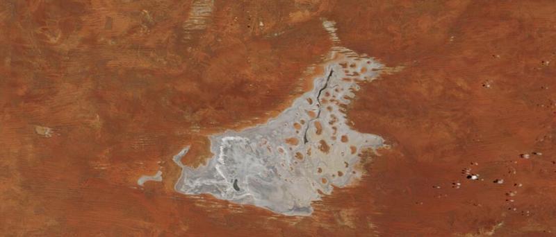 Wilkinkarra/Lake Mackay, Australia on 11 January 2021 (MODIS/Terra)