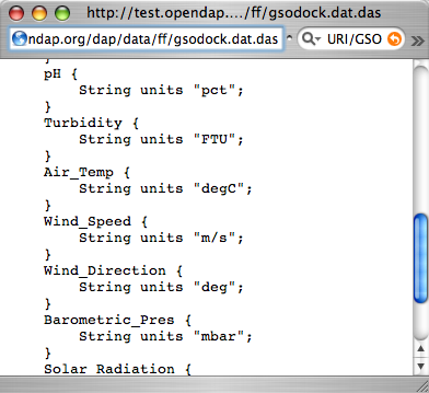 OPeNDAP API 11