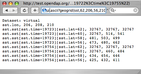 OPeNDAP API 8